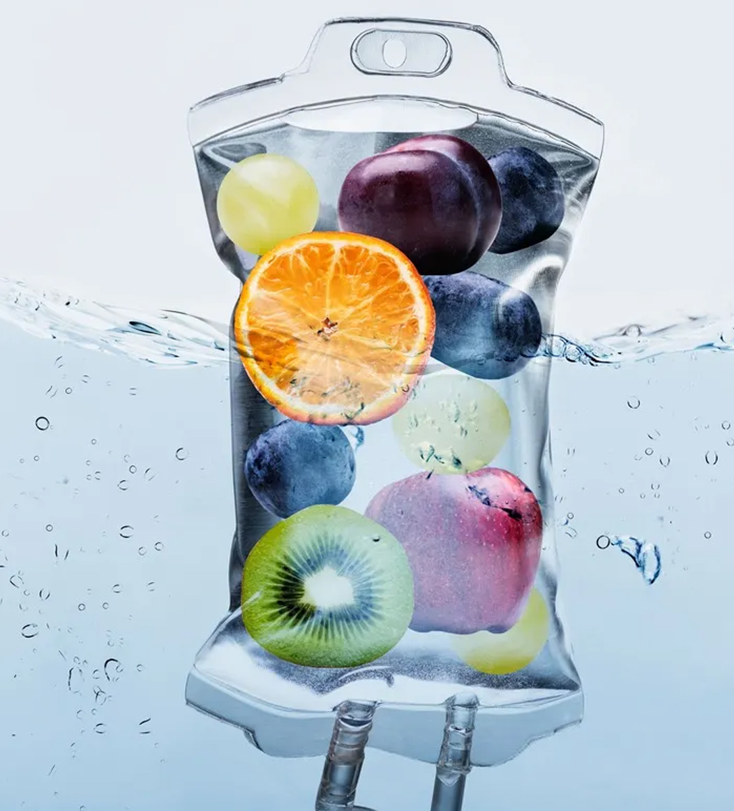 Mobile IV therapy professional providing care