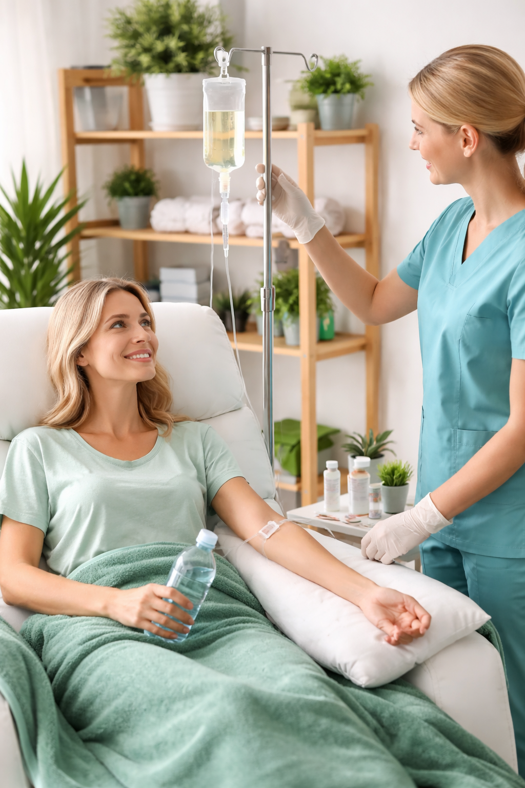 Hydration therapy for dehydration and wellness support